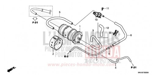 CUVETTE NC750XAJ de 2018